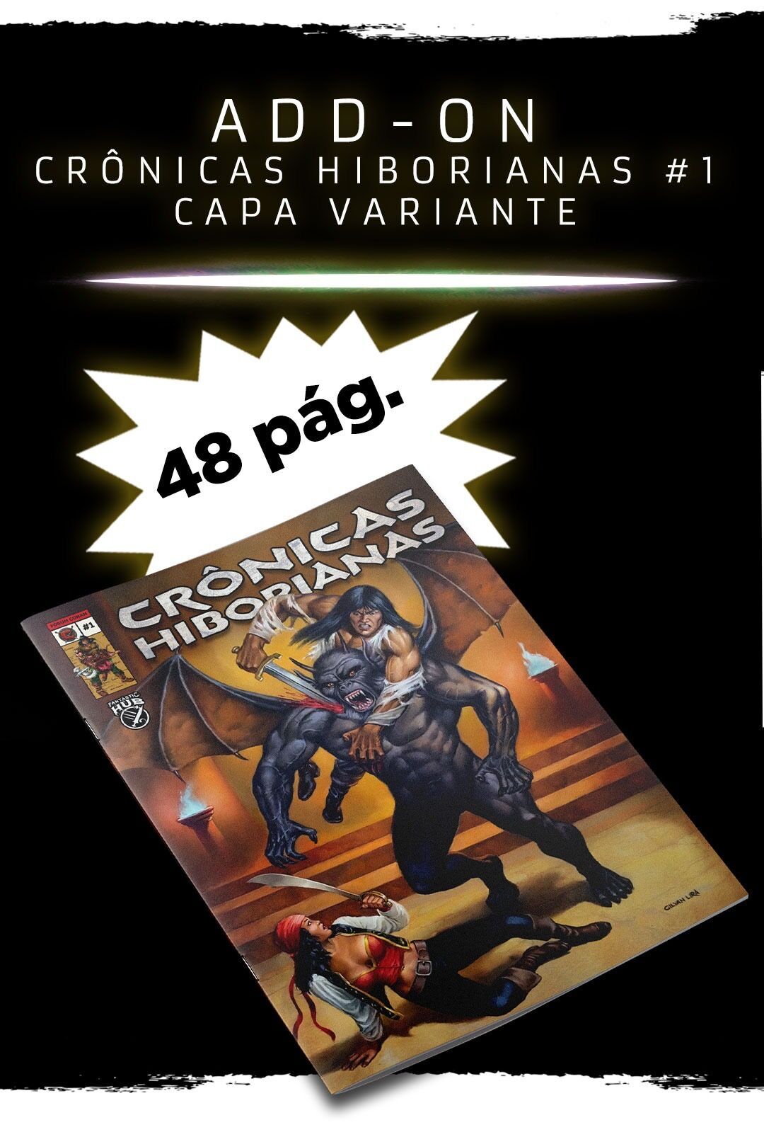 Add On Crônicas Hiborianas 1 - Capa Alternativa