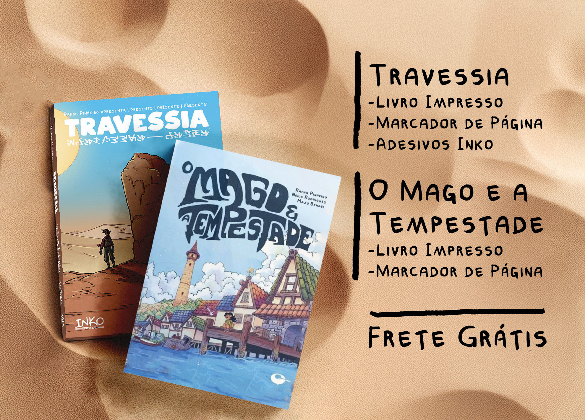 Travessia + O Mago e a Tempestade