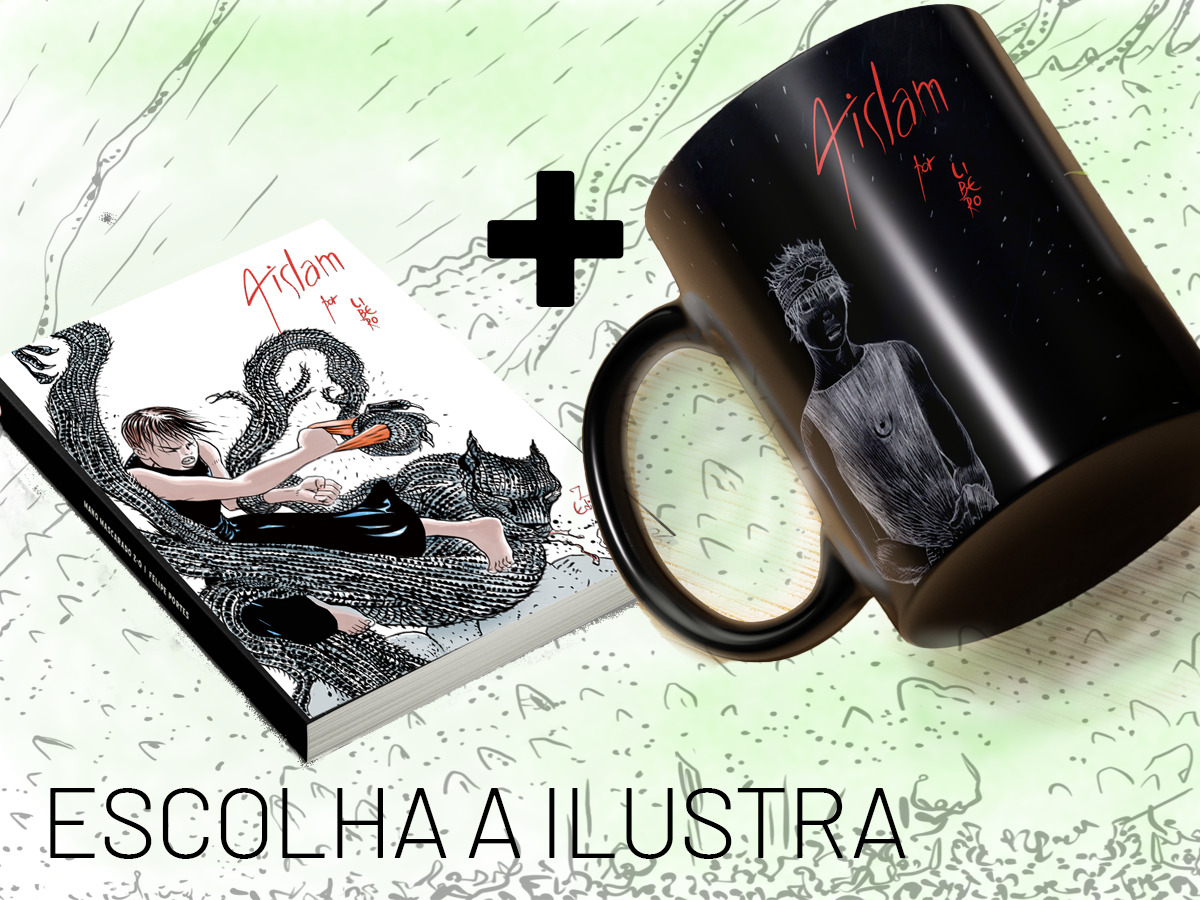 Mangá e caneca
