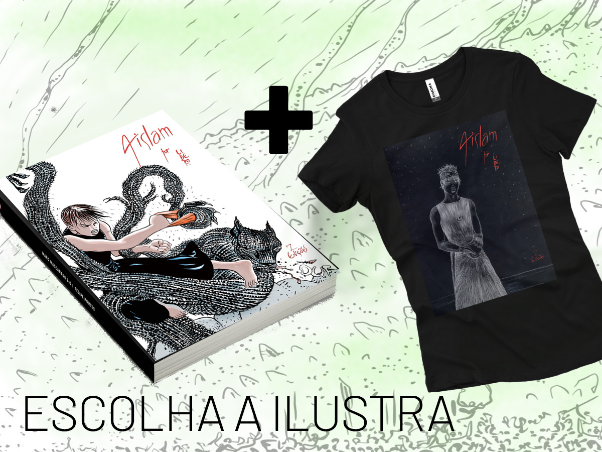 Mangá e camiseta