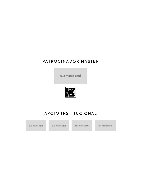 Patrocínio institucional: que projeto! Quero minha marca associada!