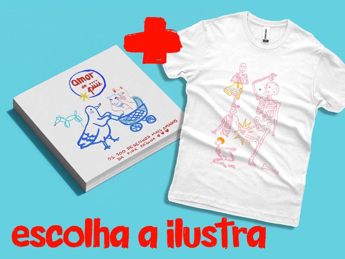 Livrinho e camiseta