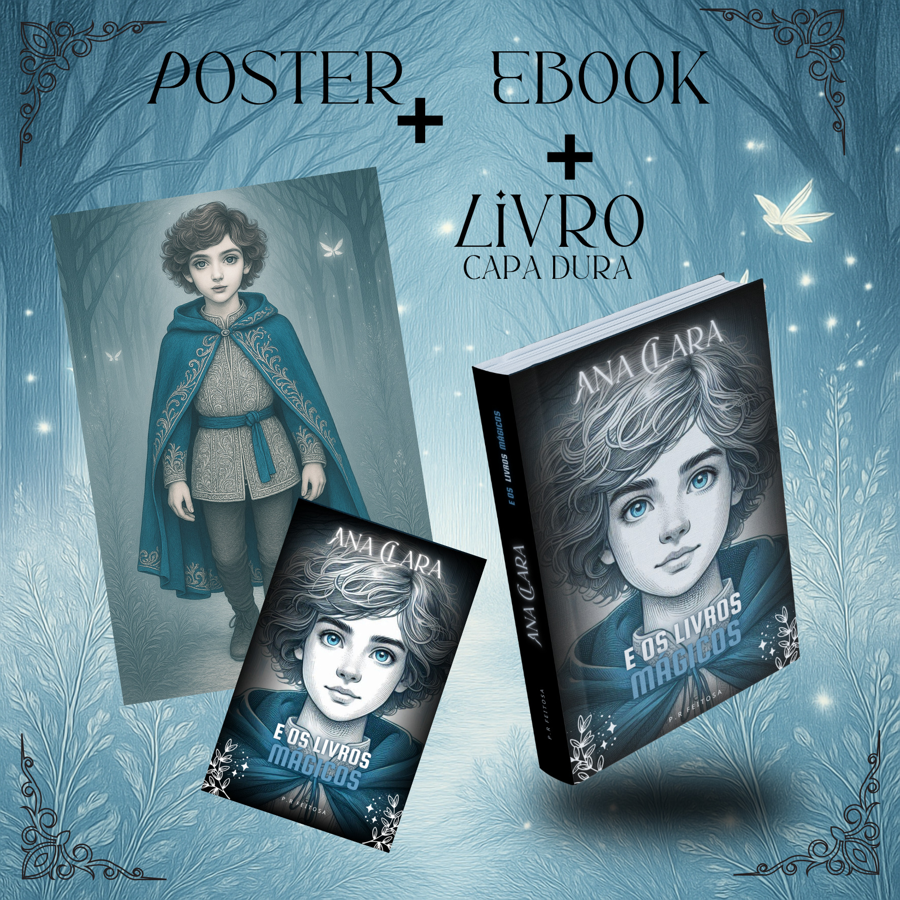 Ebook + Poster + Livro Capa Dura