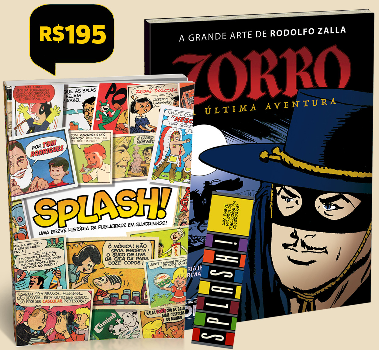 4 = Splash! Uma Breve História da Publicidade em Quadrinhos! + A Grande Arte de Rodolfo Zalla