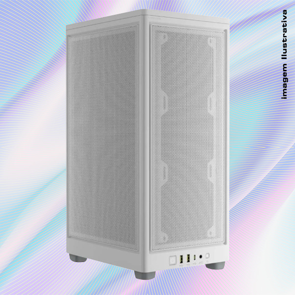 Gabinete Gamer Corsair 2000D Airflow Branco
