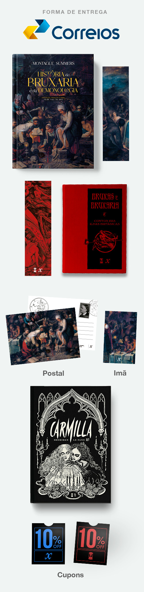 Combo da campanha + "Carmilla"