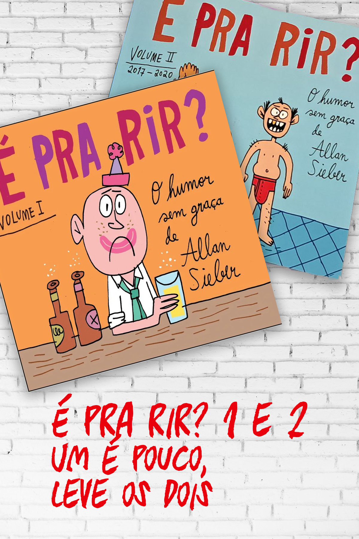 É PRA RIR Vols. 1 e 2 - versão pocket