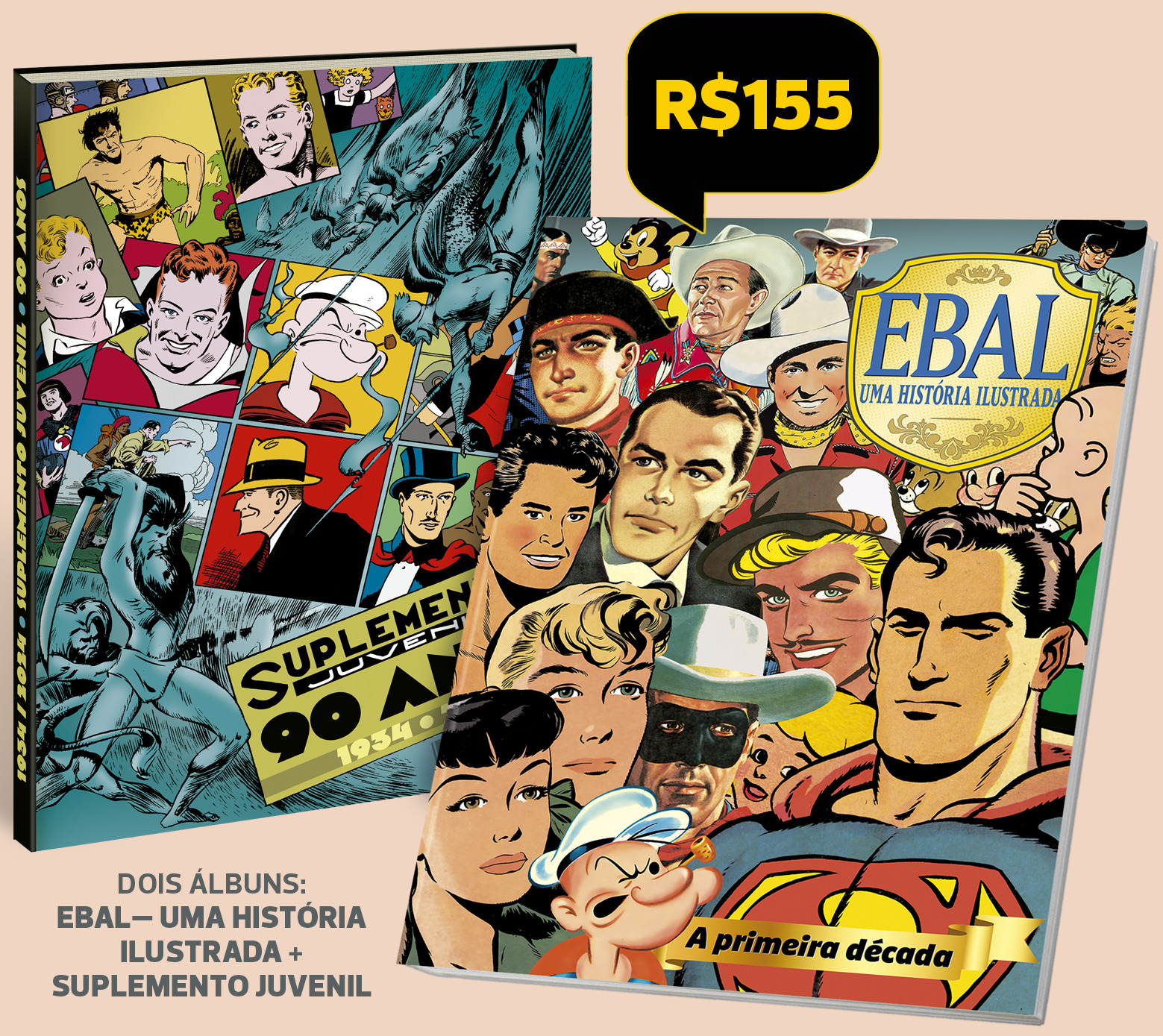Ebal – Uma História Ilustrada + Suplemento Juvenil: 1 exemplar de cada