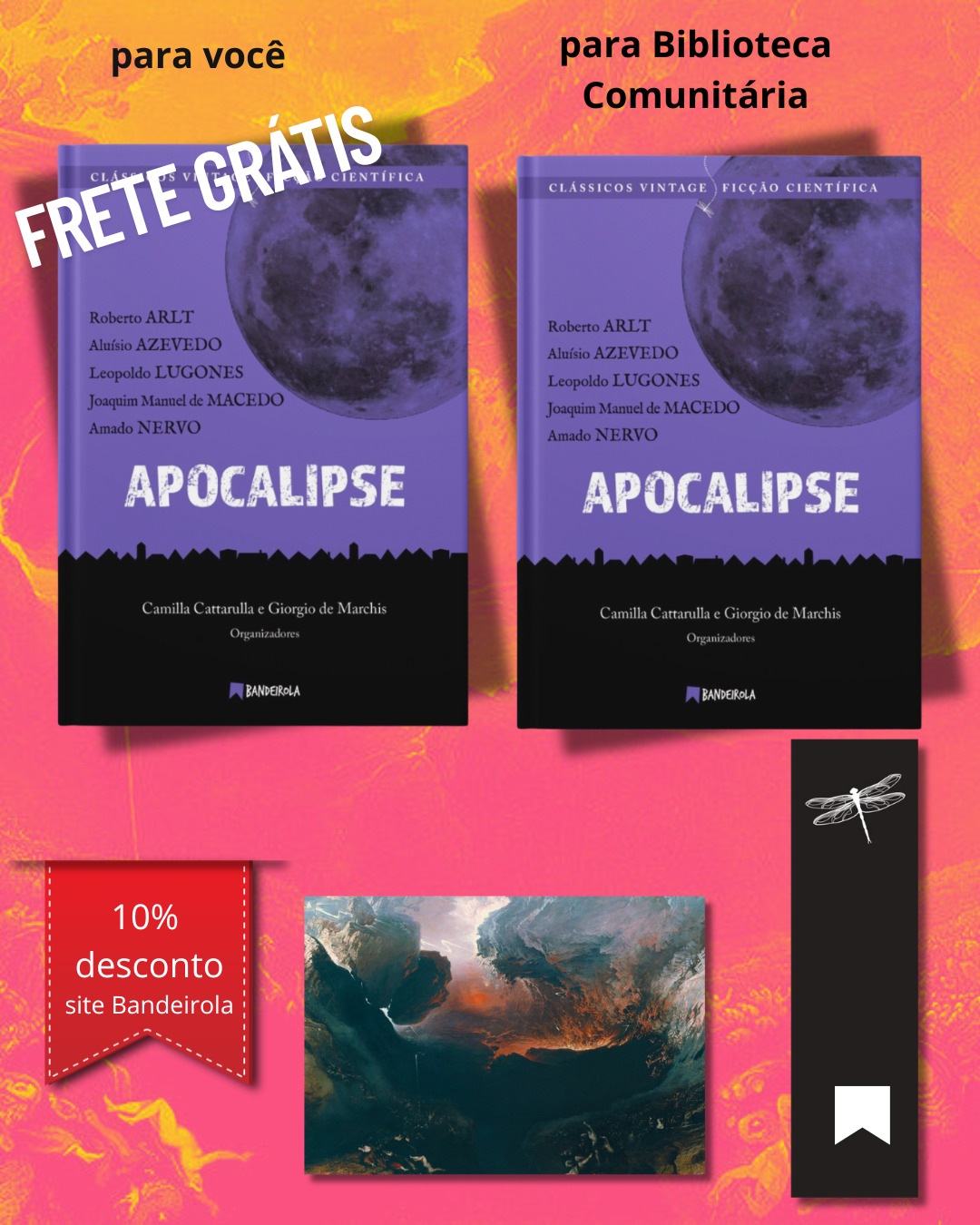 OPÇÃO SOCIAL - APOCALIPSE com frete grátis para você + APOCALIPSE para Biblioteca Comunitária