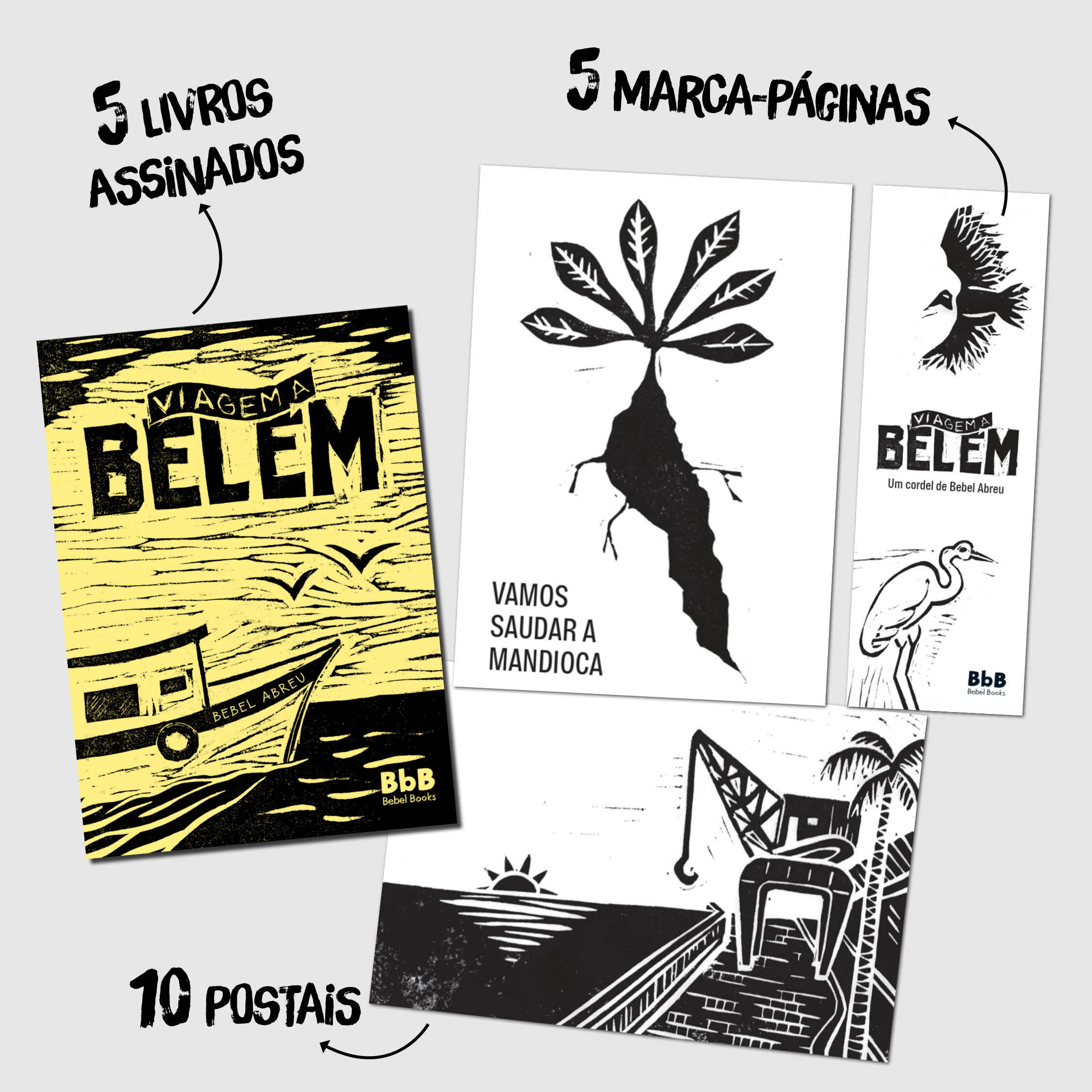 XEXÉU - 5 Livros impressos