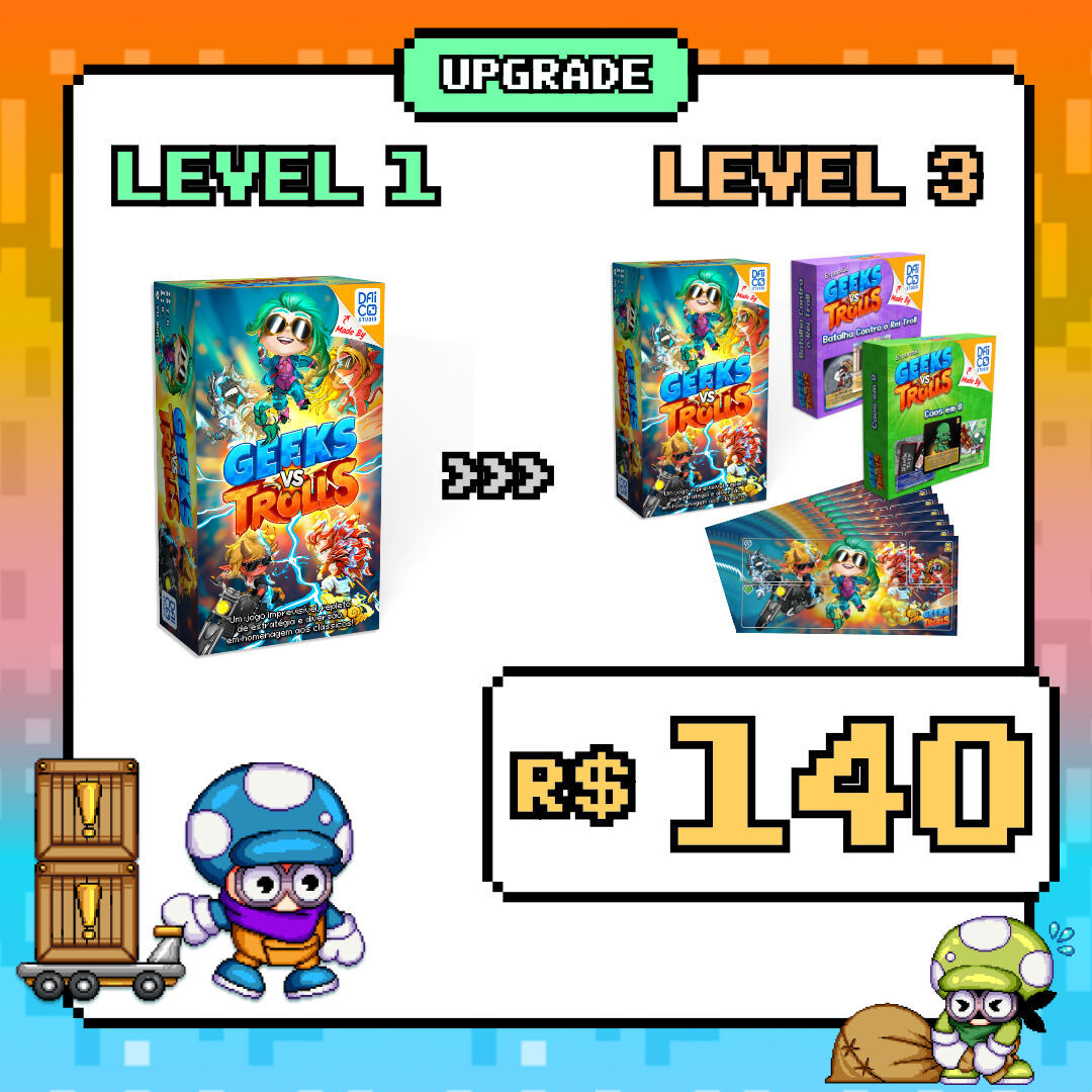 Upgrade Nível 1 para Nível 3
