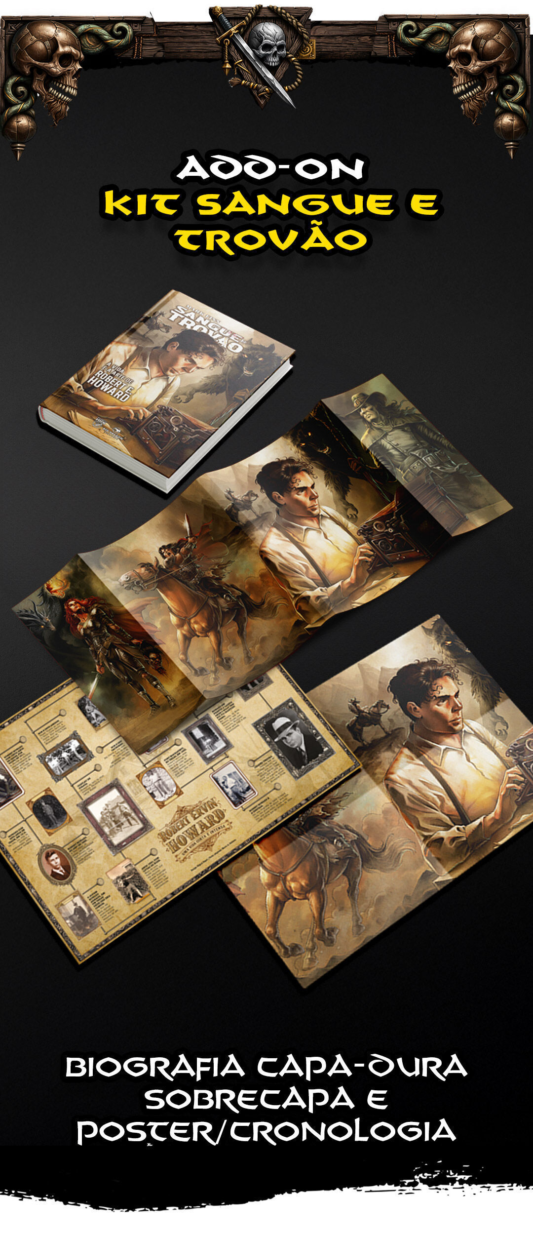 Add On Biografia de Robert Howard + Extras