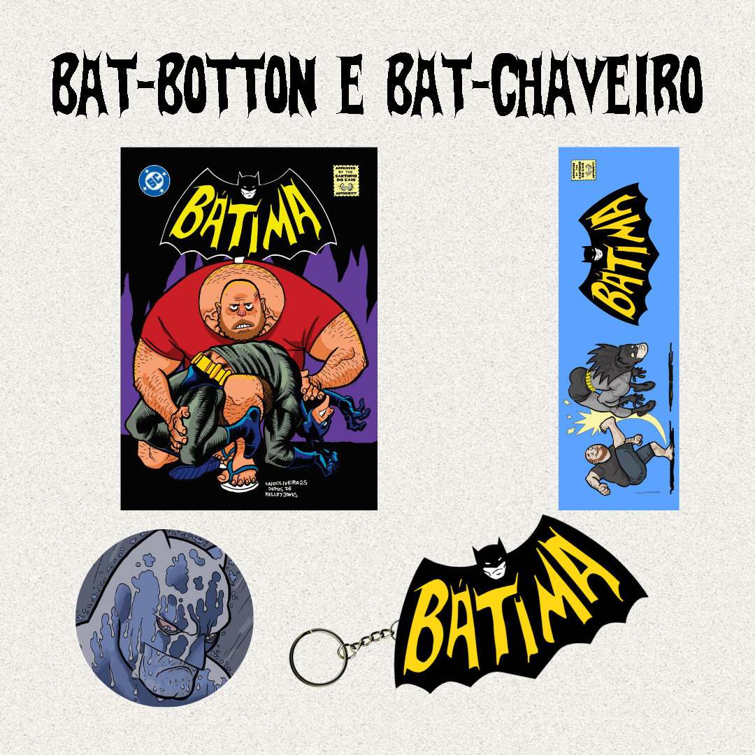 Bat-botton e bat-chaveiro