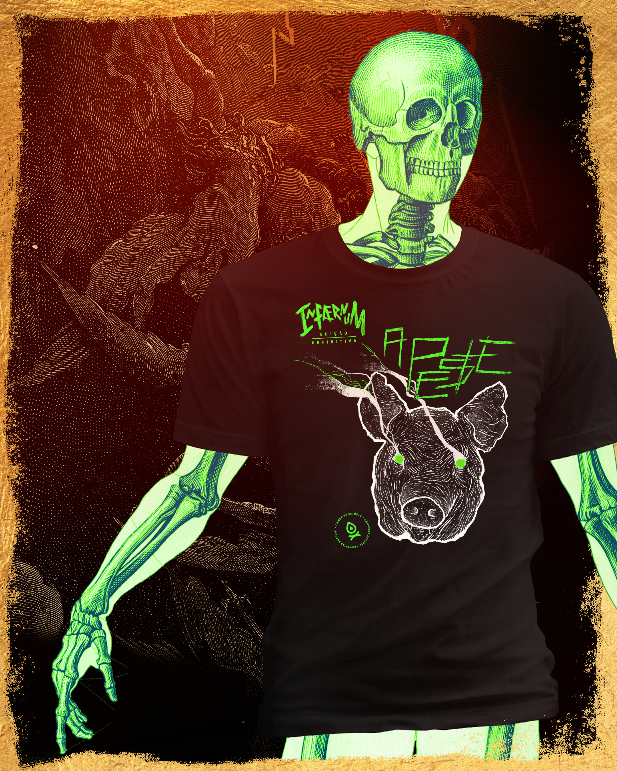 Camiseta do Cavaleiro da Peste (add-on)