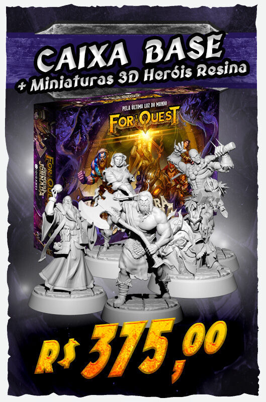 Herói com 4 Miniaturas