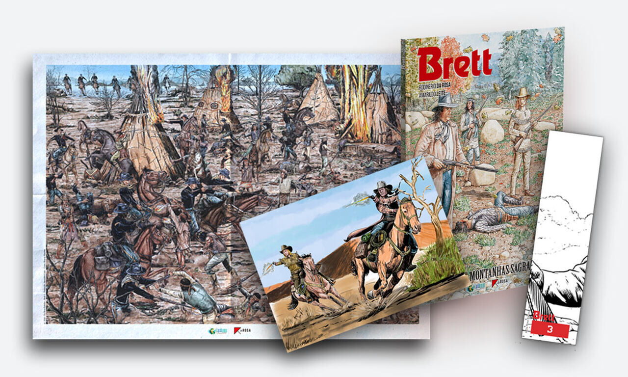Combo 04 - Brett 3 Autografado + Pôster A3