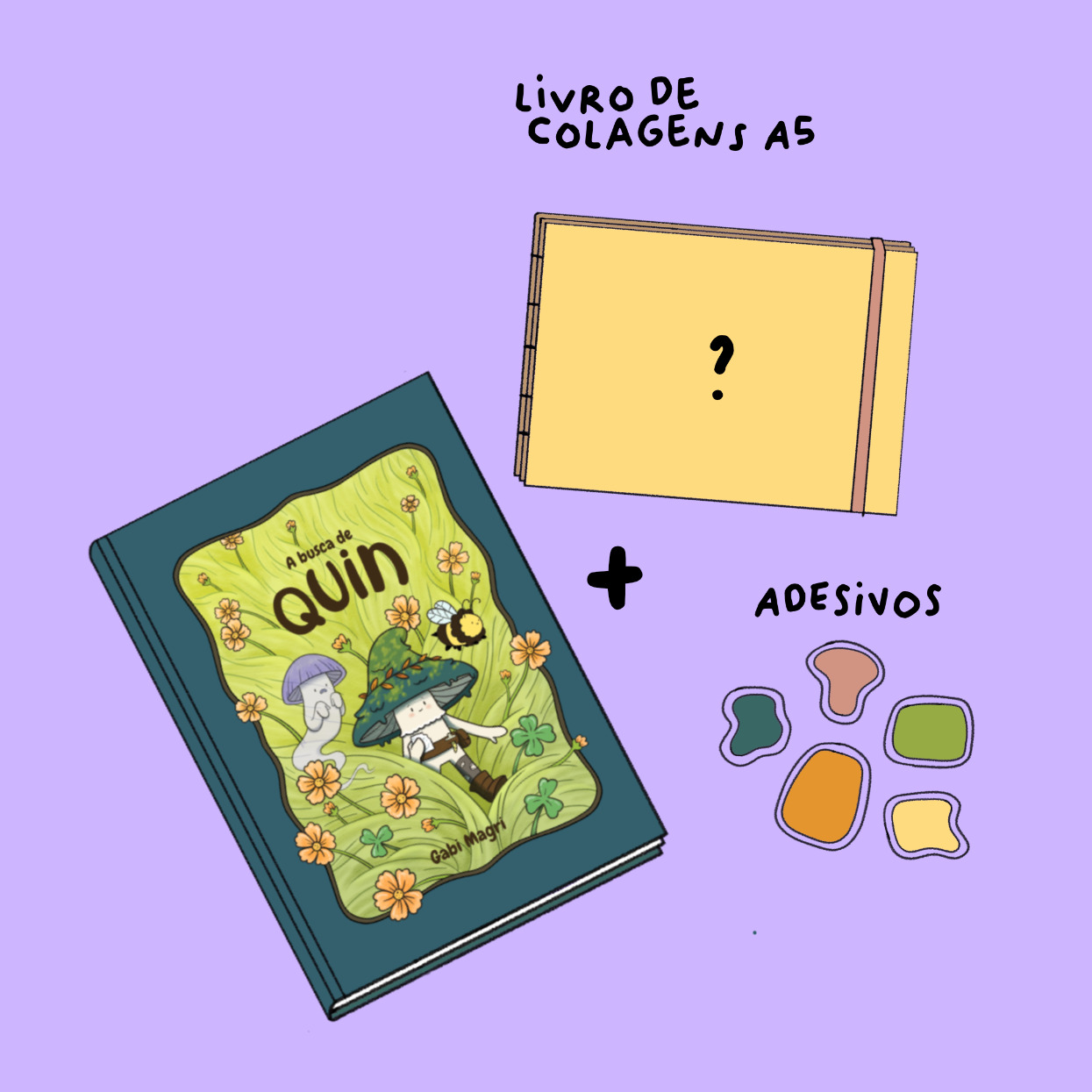 HQ + Caderno de colagens