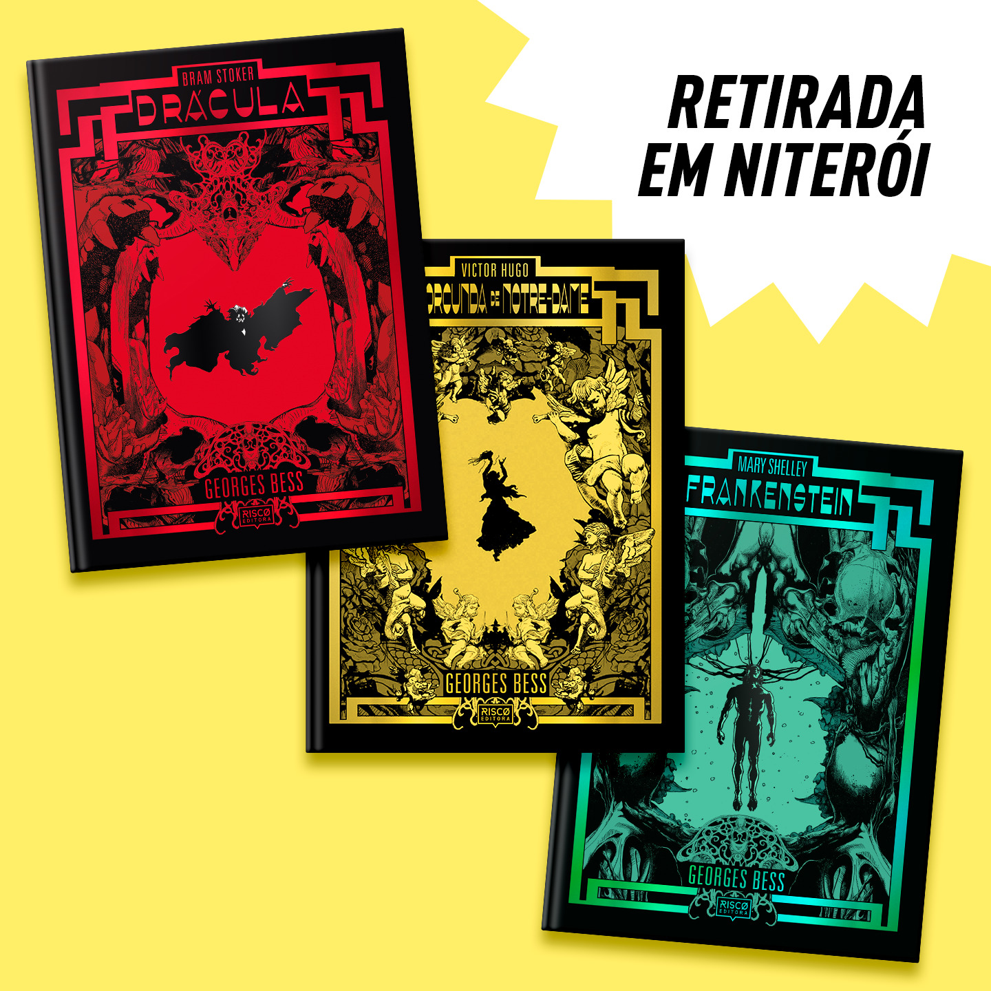 CORCUNDA + DRÁCULA + FRANKENSTEIN (RETIRADA EM NITERÓI)