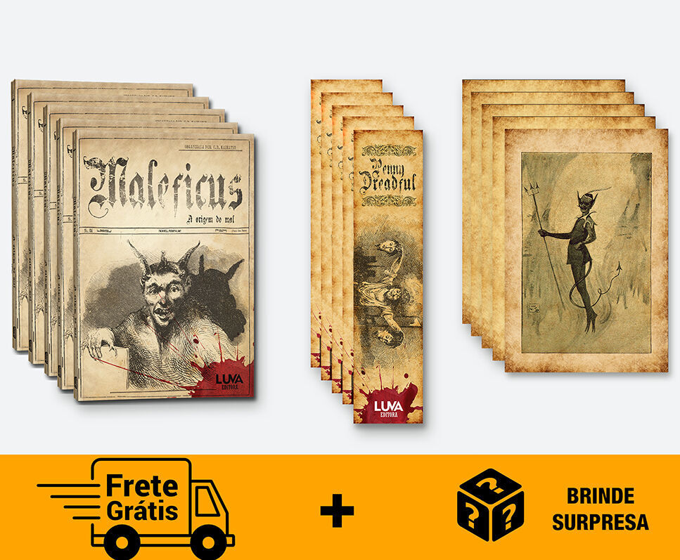 05 LIVROS + 05 POSTAIS + 05 MARCADORES + BRINDE