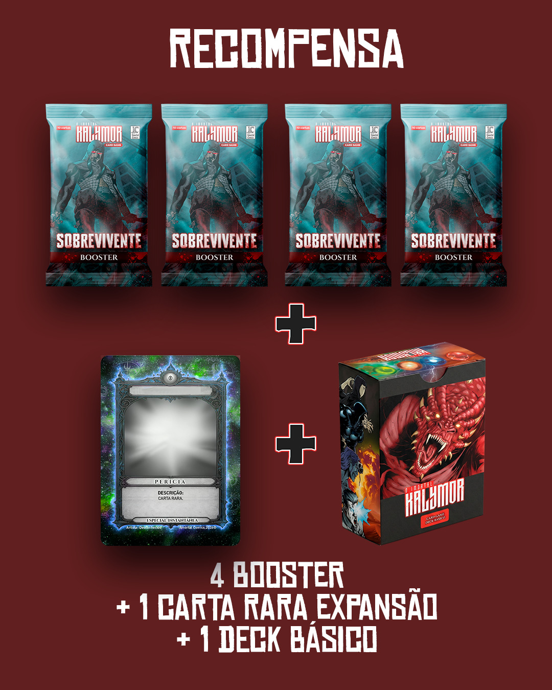 EXPANSÃO " SOBREVIVENTE " + DECK BÁSICO