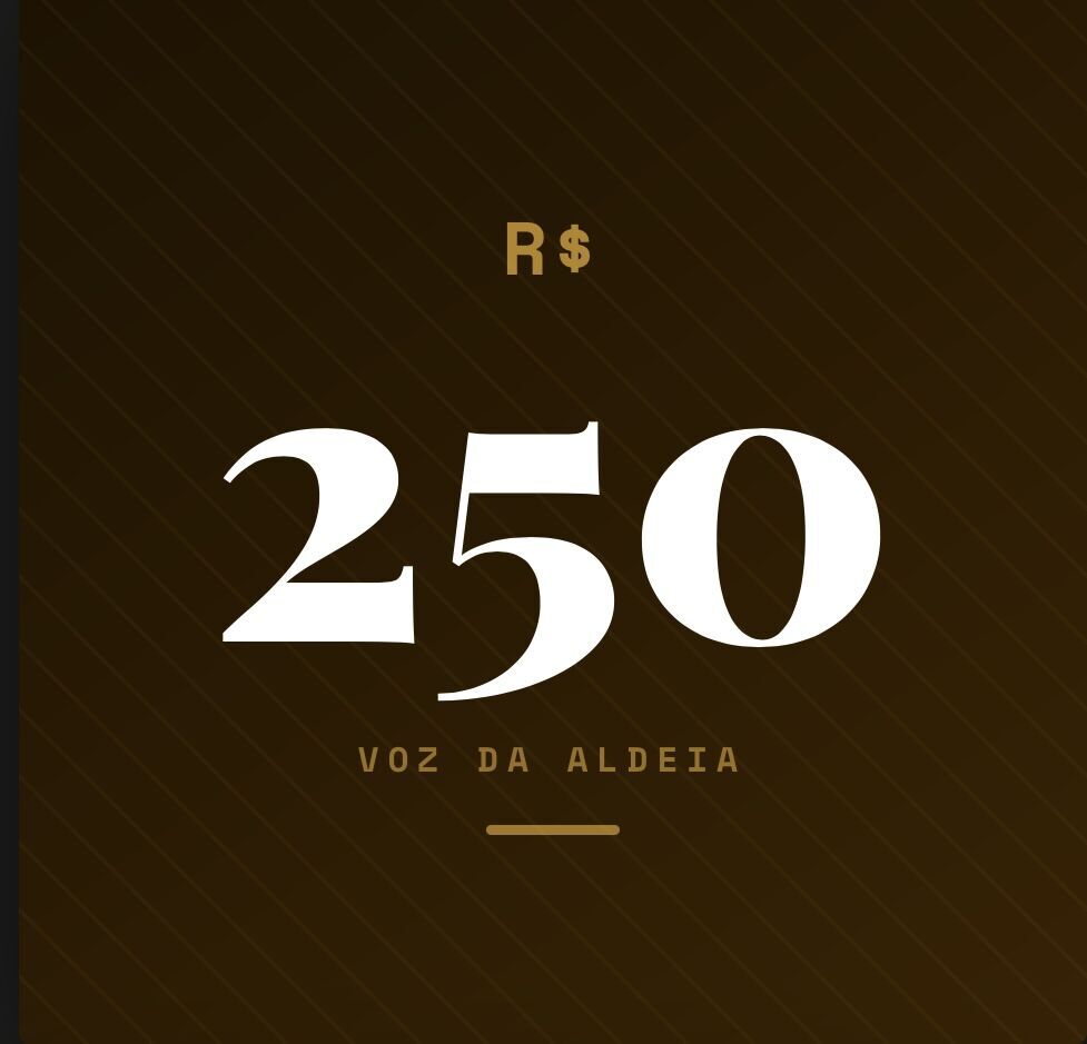 Voz da aldeia 🎙️