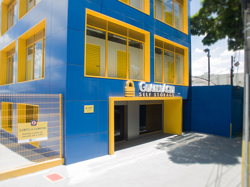 Fotografia da fachada do GuardeAqui Unidade Limão