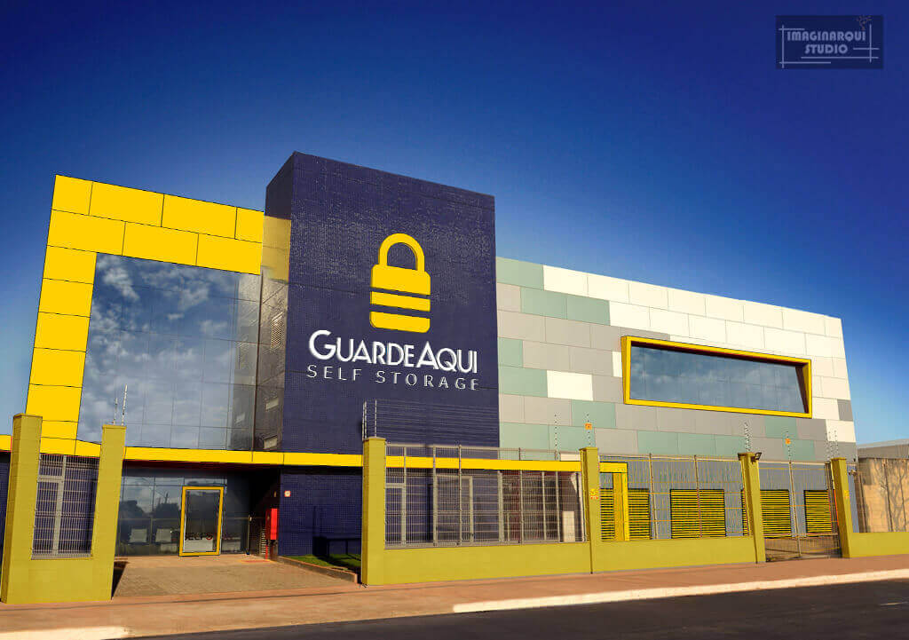 Fotografia da fachada do GuardeAqui Unidade Cidade do Automóvel