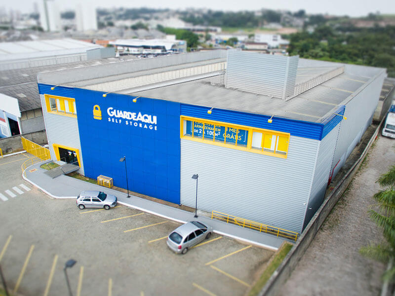 Fotografia da fachada do GuardeAqui Unidade Jundiaí