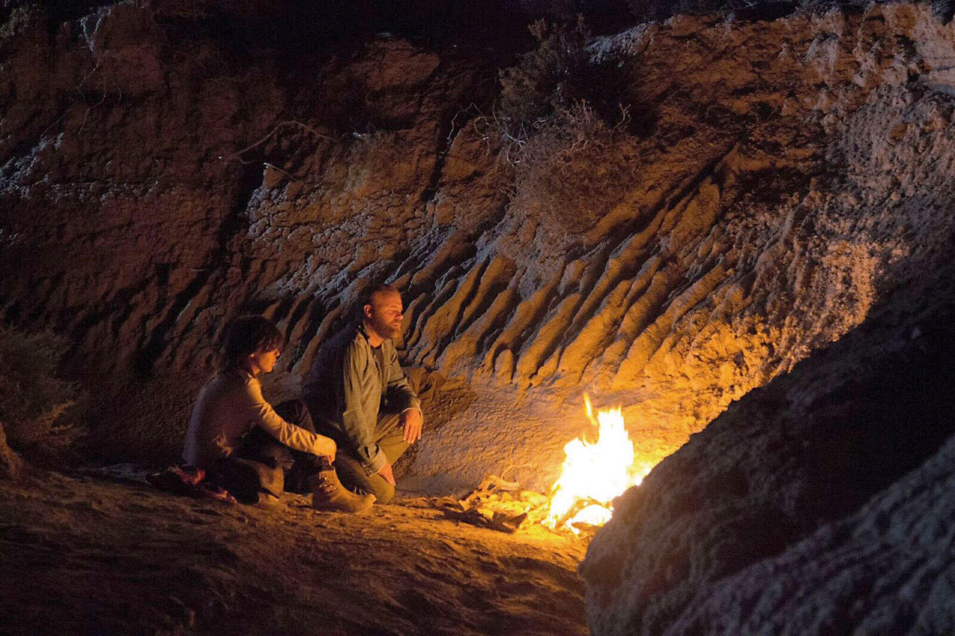 Imagen de la película Al desierto.