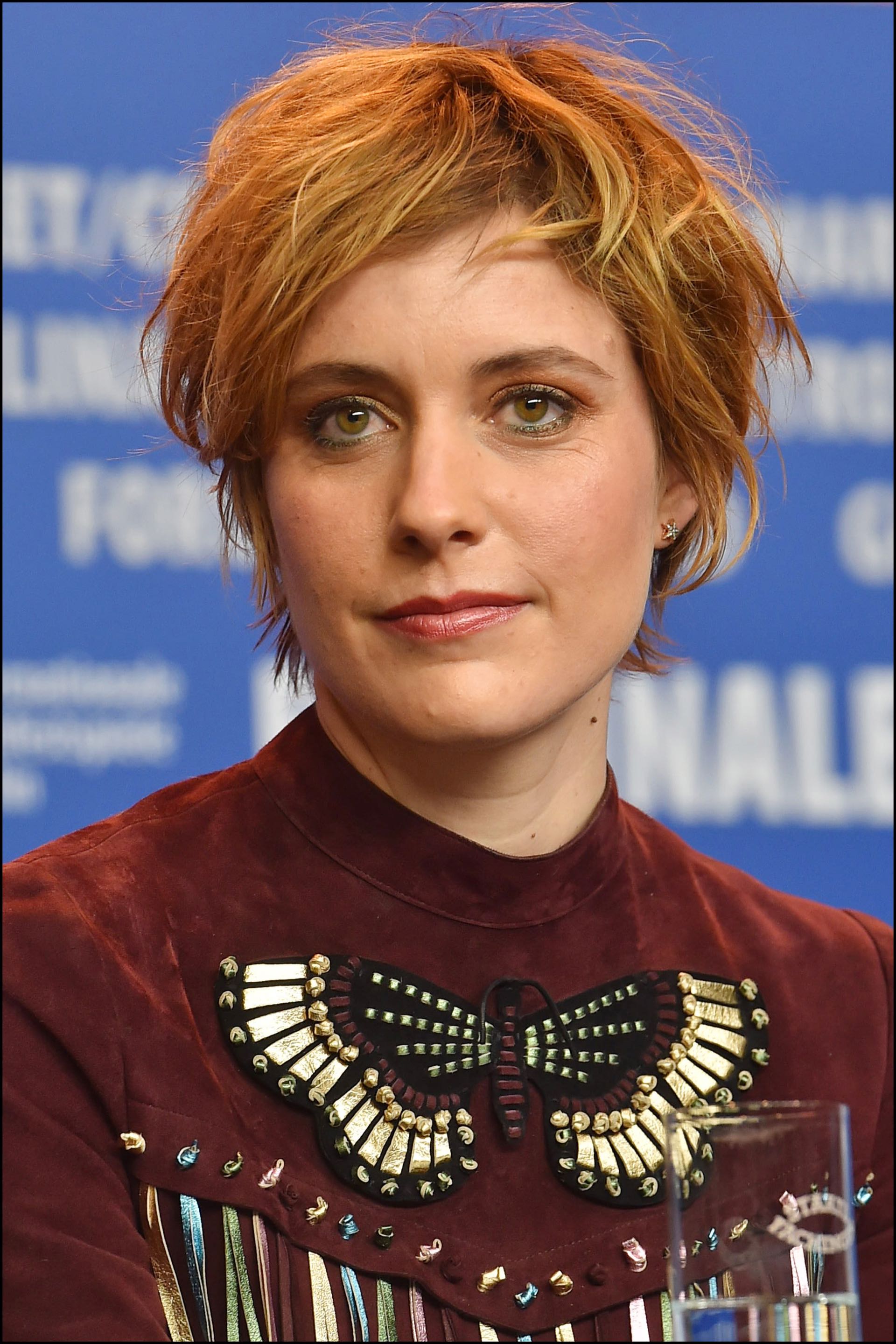 Greta Gerwig - ConfÈrence de presse du film "Maggie a un plan" (Maggie