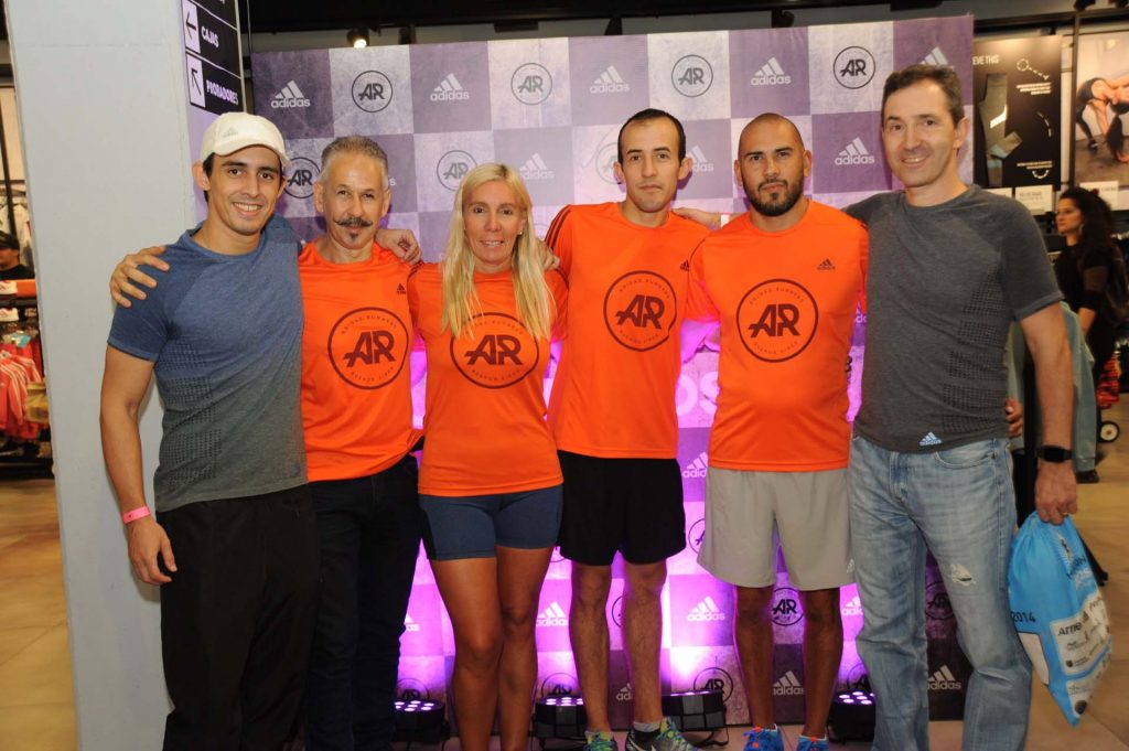 El running team de la sede de Sarmiento estuvo presente en el evento realizado en el local de adidas de Unicenter.