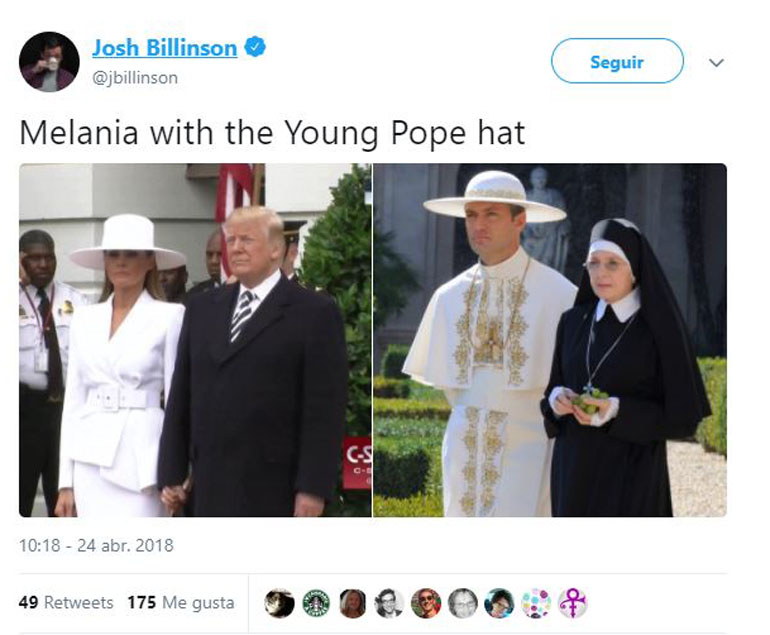 on Jude Law en El joven Papa o incluso con el personaje del alquimista en el filme de La montaña sagrada.