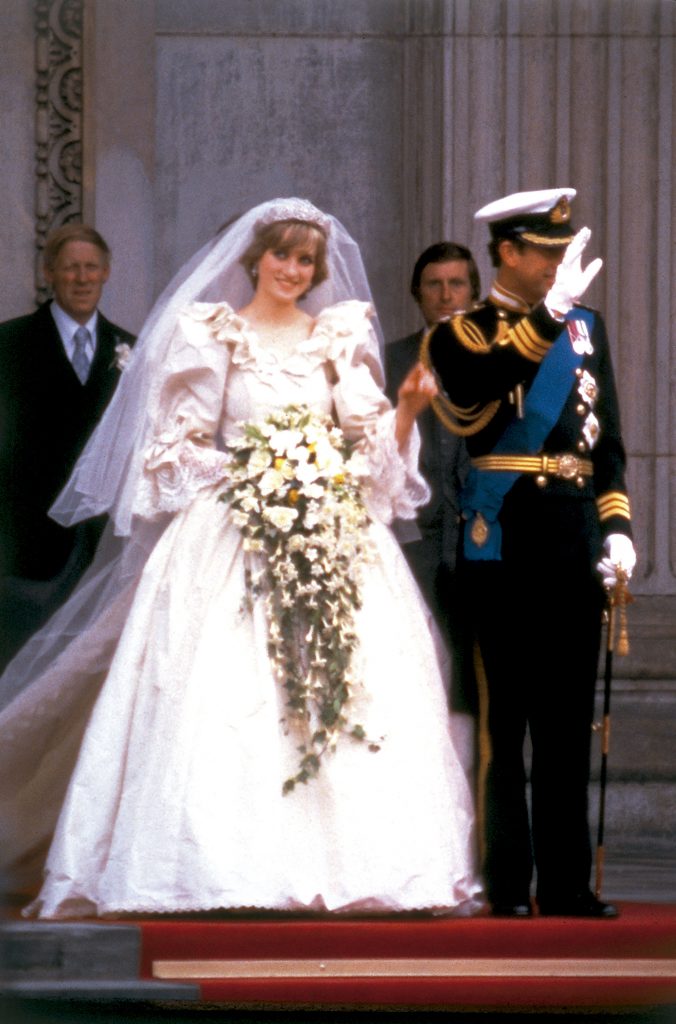 Lady Di con su ramo de novia. Foto: Archivo Atlántida/GENTE