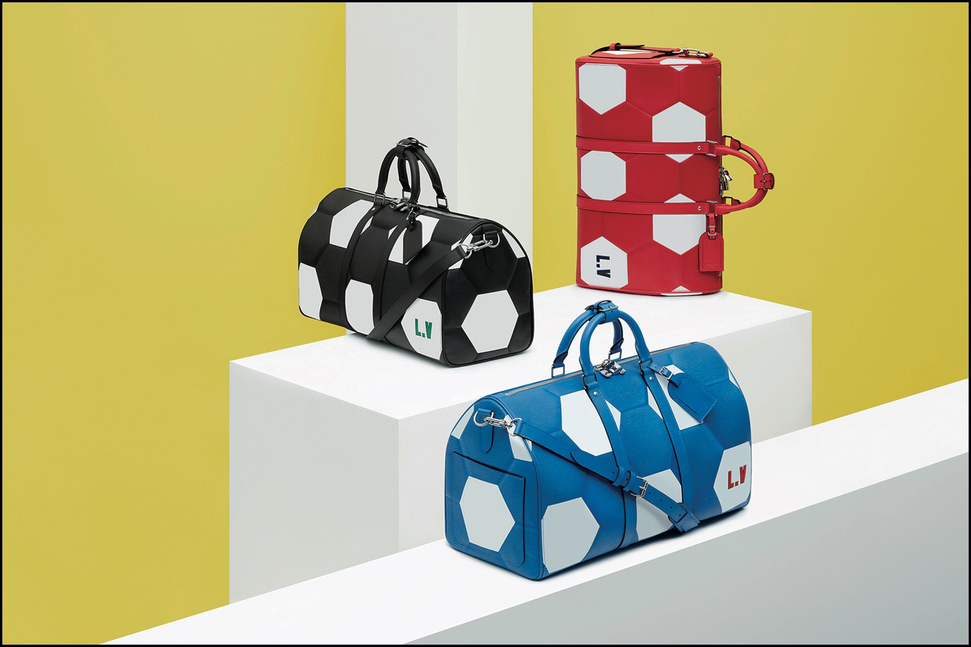 Argentina, entre los grandes que juegan el mundial, representada en los diseños alegóricos Louis Vuitton.