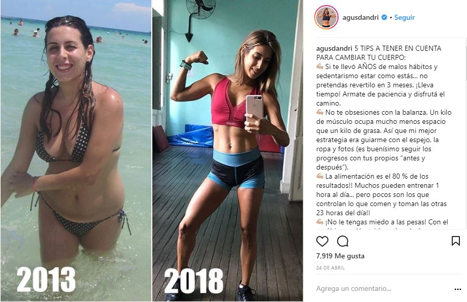 El antes y después