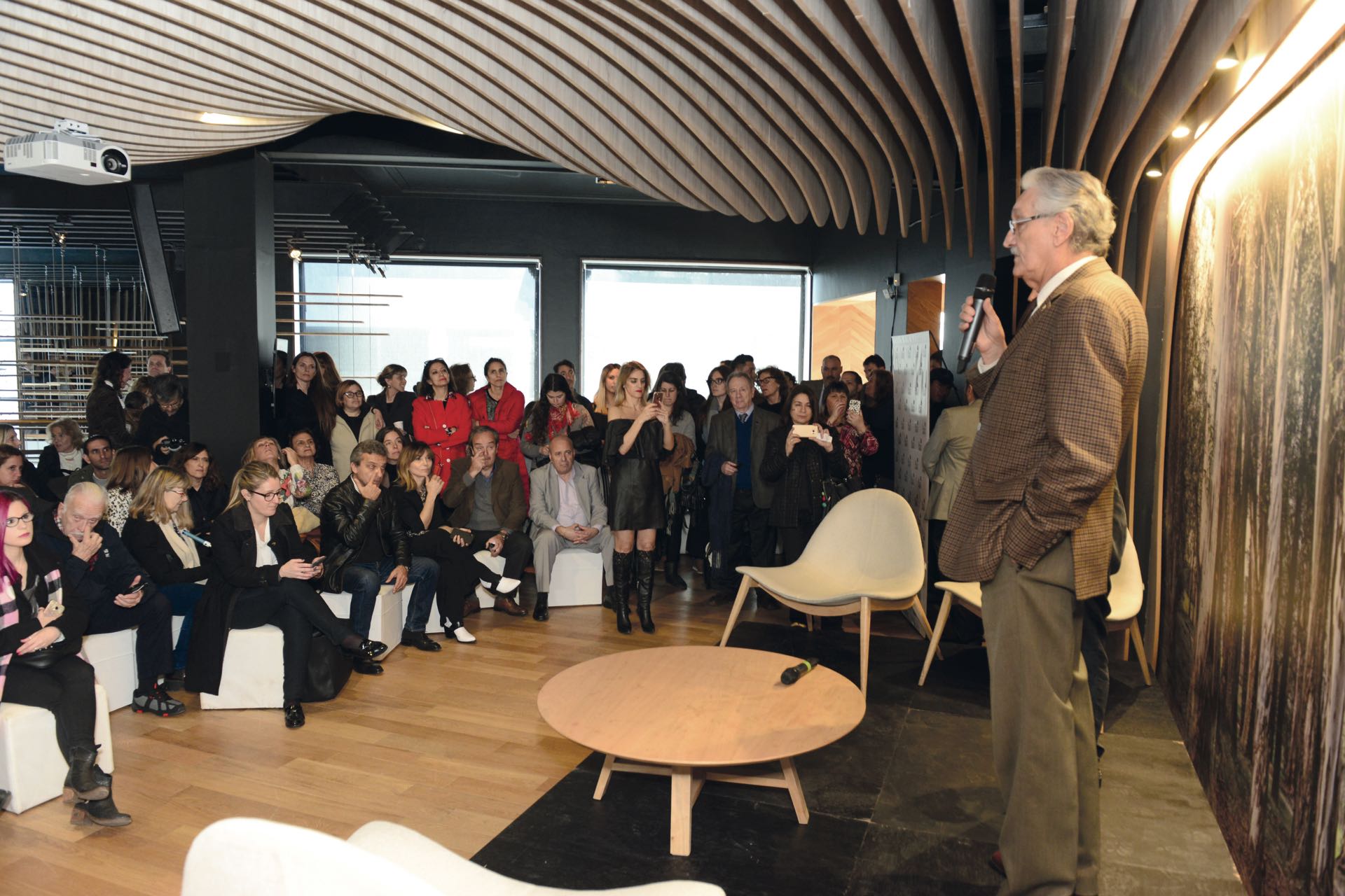 En pleno lanzamiento de Feria PuroDiseño 2018.