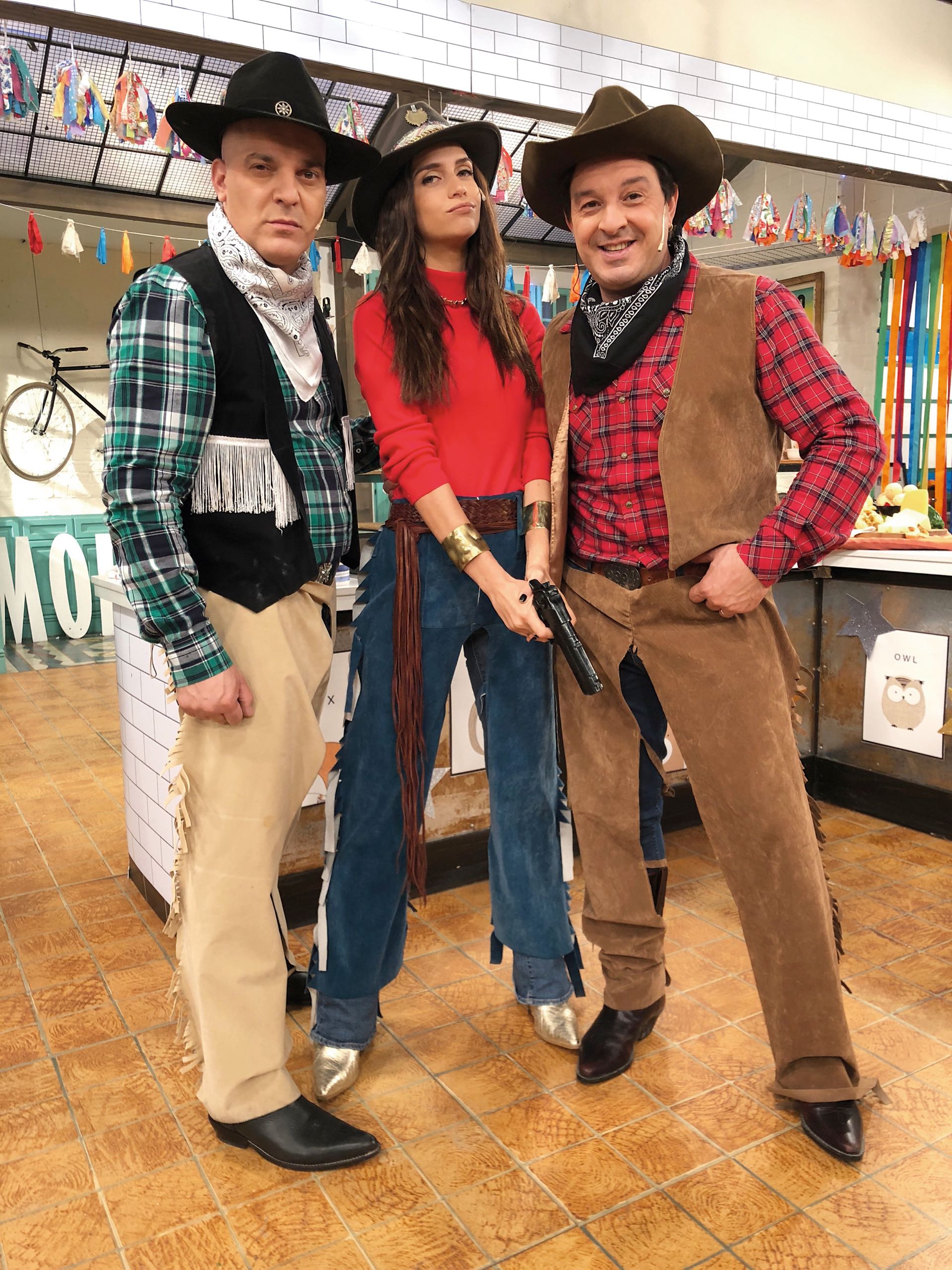 En Morfi, con el chef Santiago Giorgini y Damián De Santo, que este año se incorporó al programa en lugar de Gerardo Rozín