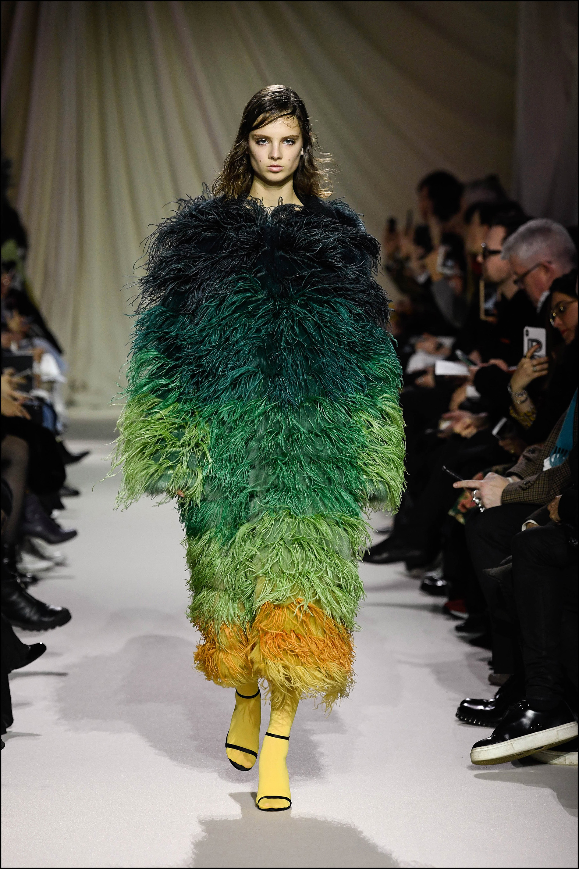 DÈfilÈ de mode prÍt-‡-porter automne-hiver 2019/2020 "Mary Katrantzou "lors de la London Fashion Week ‡ Londres le 16 FÈvrier 2019 (Semaine de la mode) Fashion week, London autumn-winter 2019/2020, Mary Katrantzou fashion show 16/02/2019
