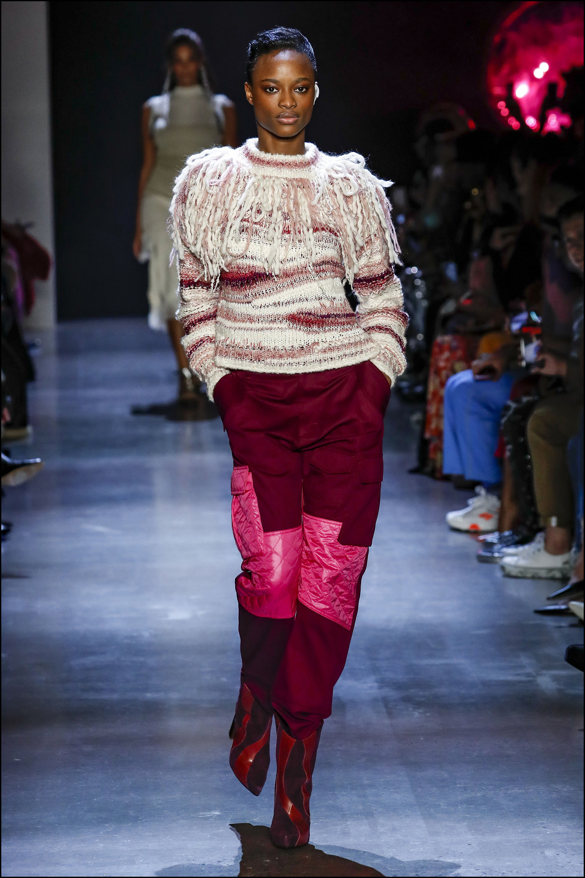 Pantalones con patchwork.