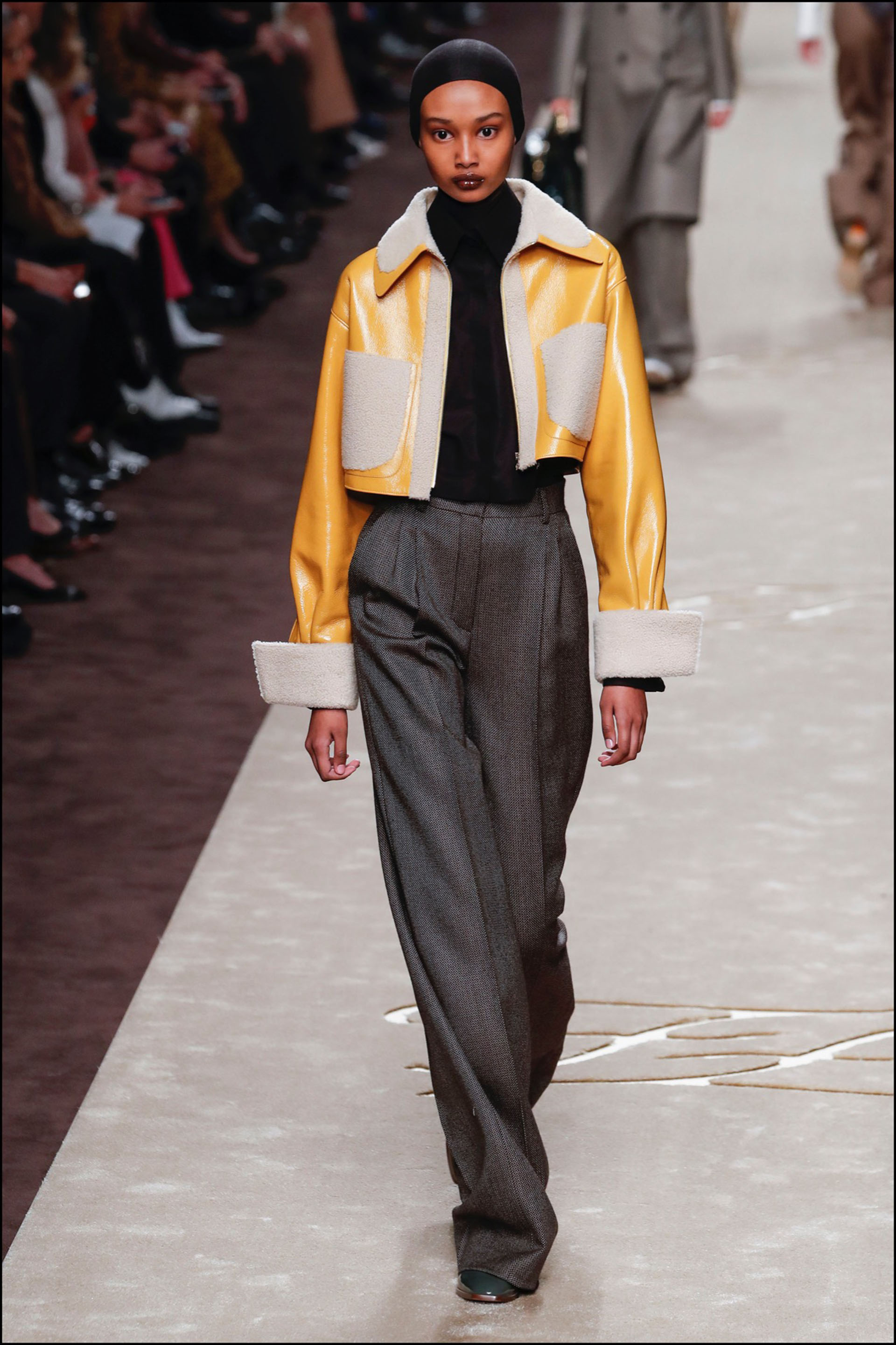 DÈfilÈ Fendi "Collection PrÍt-‡-Porter Automne/Hiver 2019-2020" lors de la Fashion Week de Milan (MLFW), le 21 fÈvrier 2019. Fendi Fashion Show "Ready-to-Wear Fall-Winter 2019/2020" at Milan Fashion Week, February 21st, 2019.