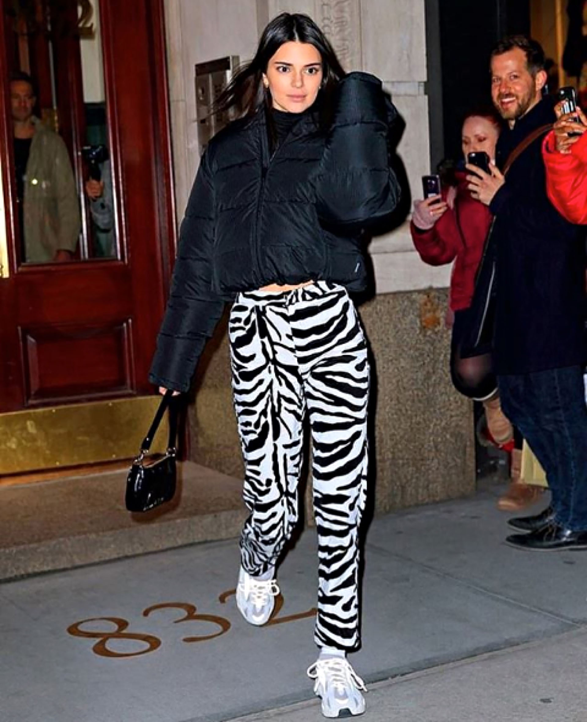 Kendall Jenner en blanco y negro.