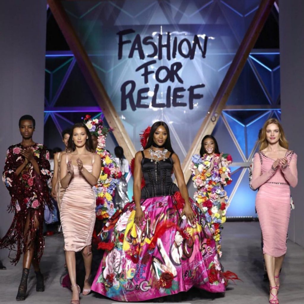 Naomi Campbell Fashion for Relief
