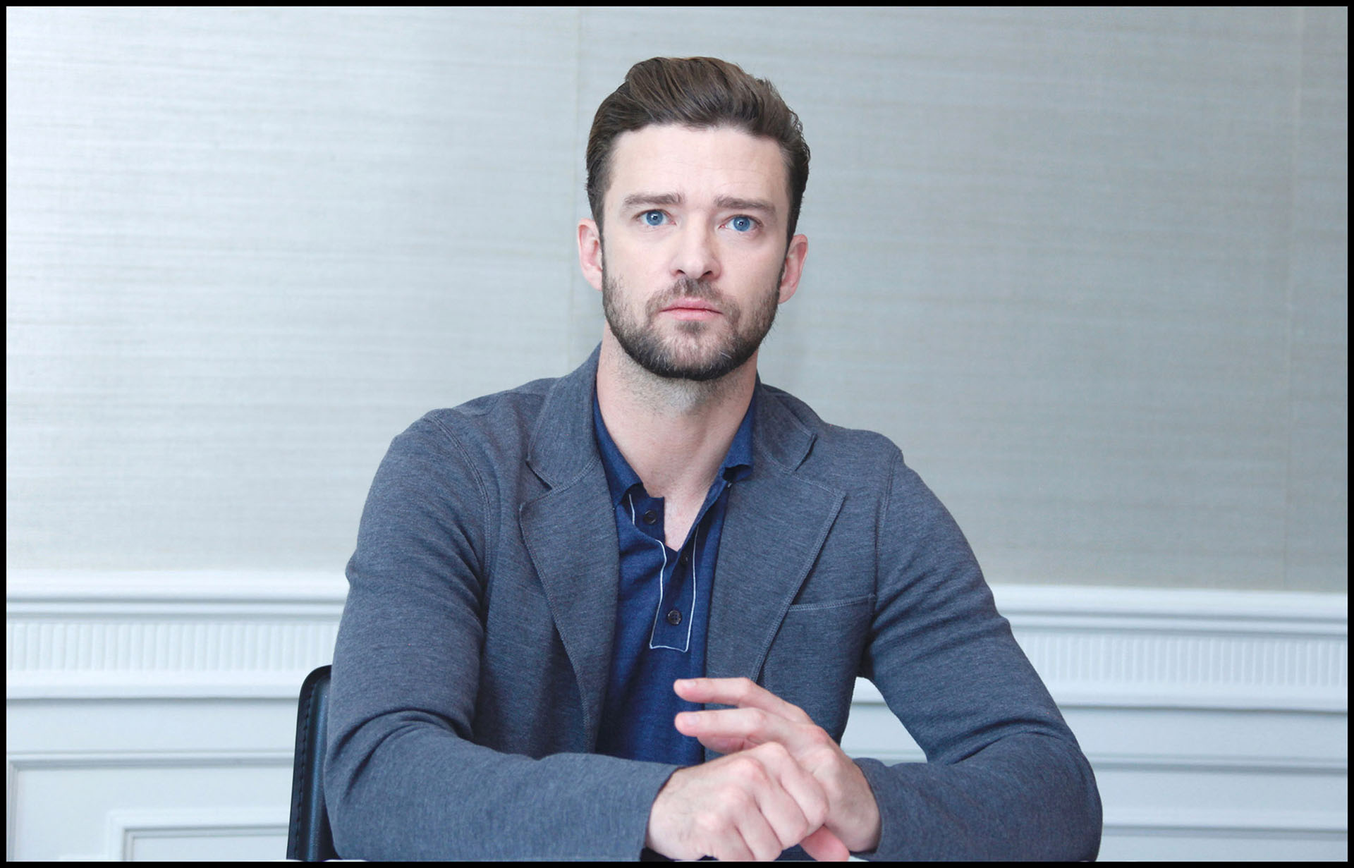 Justin Timberlake en confÈrence de presse pour le film "Trolls". Le 27 ao˚t 2016 au London Hotel, ‡ West Hollywood. Embargo in USA until September 27th 2016. No tabloÔds in USA. Anna Kendrick et Justin Timberlake, for their voices in "Trolls", on August 27th 2016 at the London Hotel, in West Hollywood.