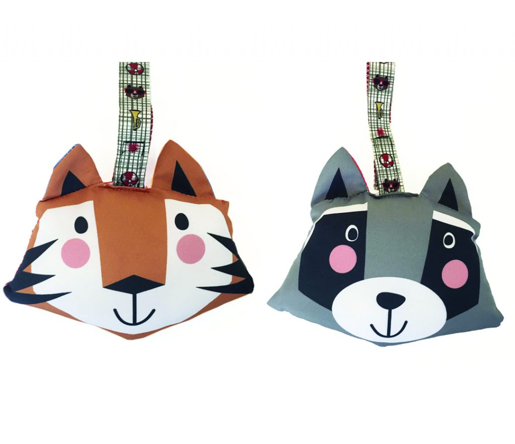 Sonajero Tigre y Mapache, de Tinta Kids