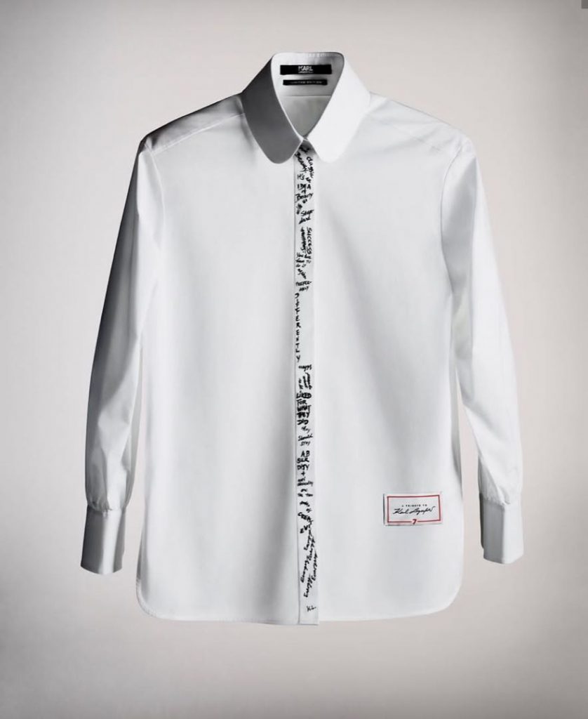 CAMISA BLANCA KARL LAGERFELD