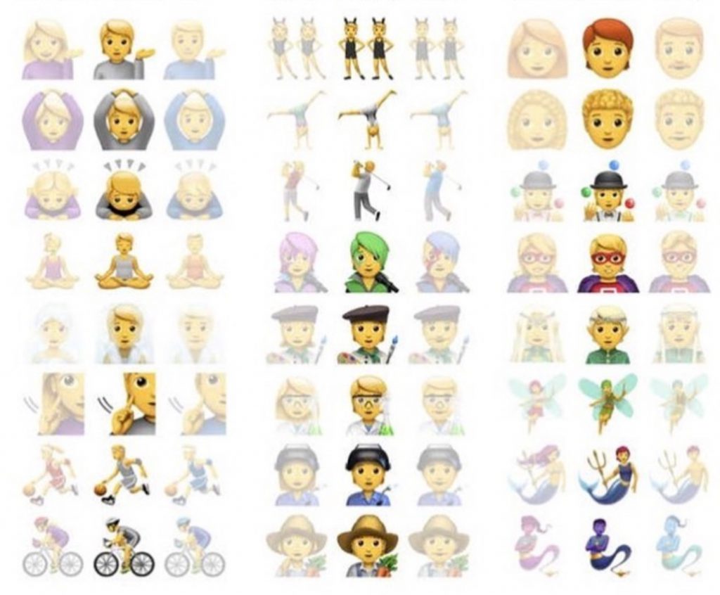 EMOJI NUEVO NO GENERO IOS APPLE