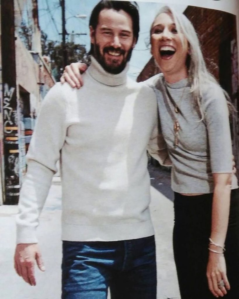 Esta es la novia de Keanu Reeves (hacía más de 10 años que no
