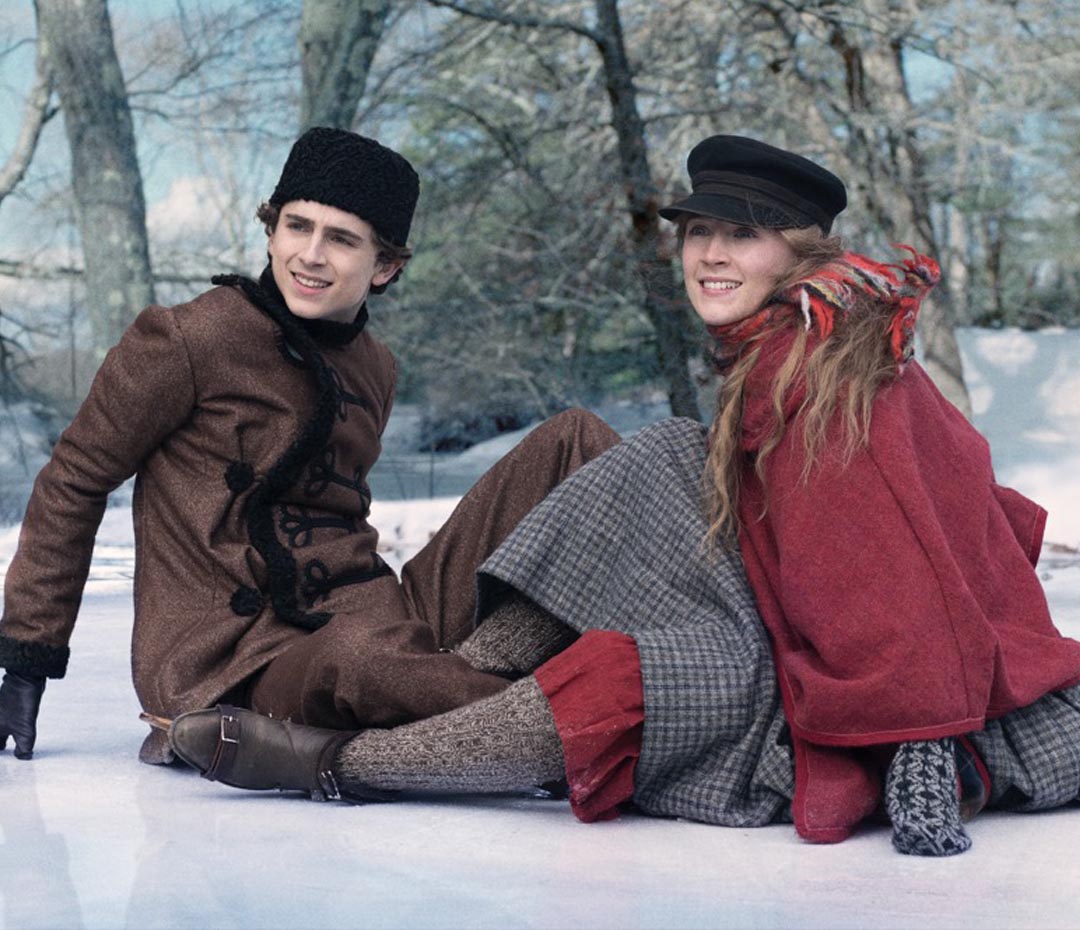 THIMOTHEE CHALAMET SAOIRSE RONAN MUJERCITAS CINE GRETA GERWIG