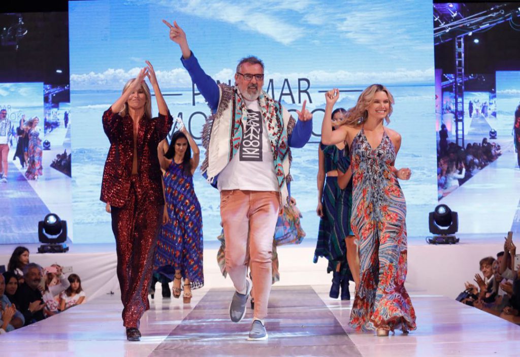 Benito Fernández en Pinamar Moda Show 2020.