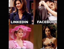 REDES SOCIALES TINDER FACEBOOK LINKEDIN INSTAGRAM